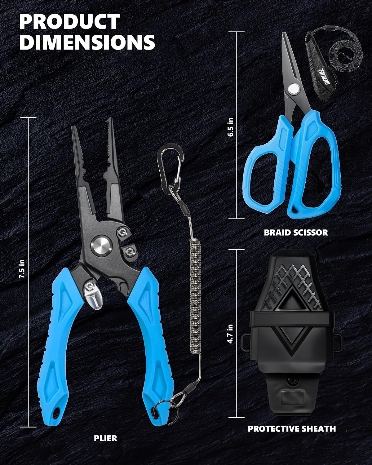 Fishing Tool Kit, Fishing Gear and Gifts for Men