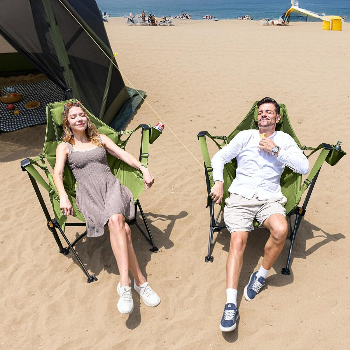 TIMBER RIDGE Hammock Camping Chair, Portable Oversized Swinging Camp Chairs