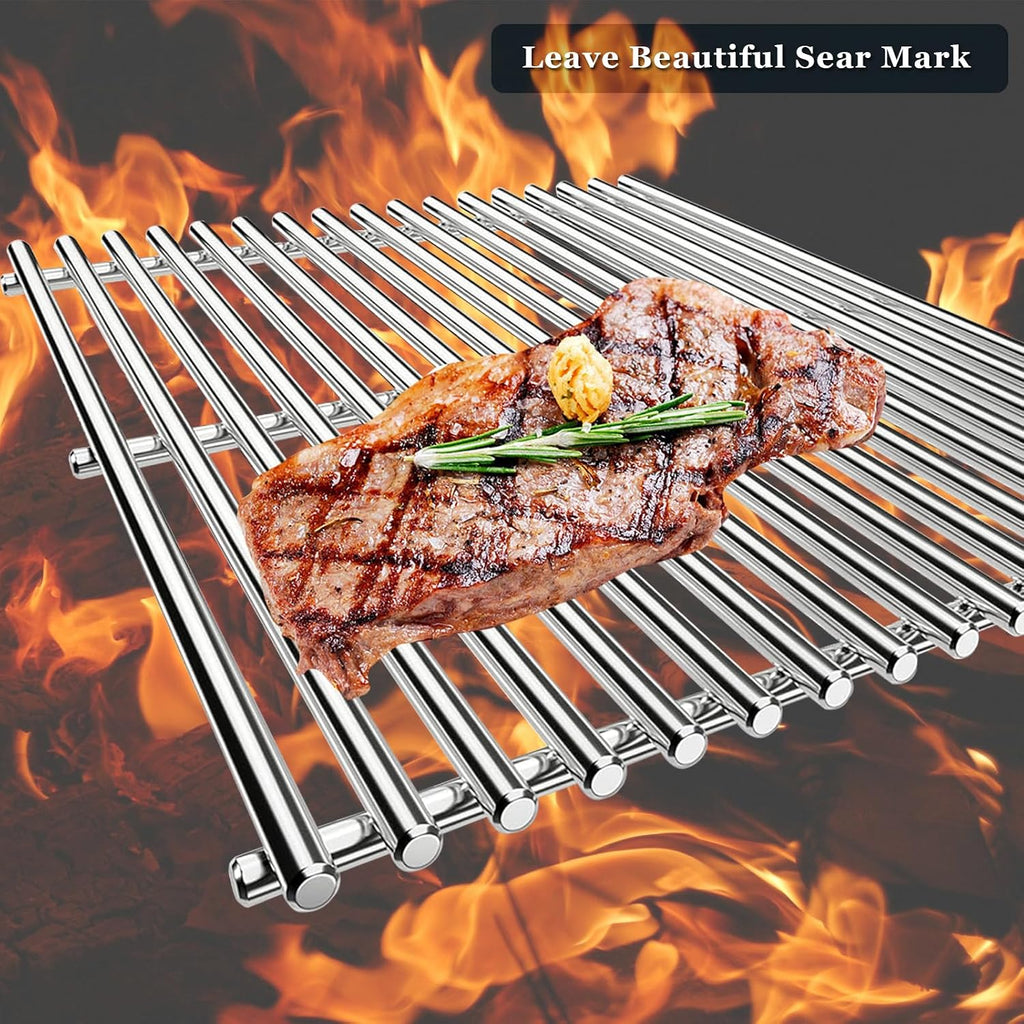 Orgneas 17.5'' SUS304 Grill Grates for Gas Grills Weber Spirit 300 Series
