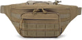 Mardingtop Tactical Fanny Pack for Men, Military Crossbody Waist Bag Utility Hip Belt Bumbag for Outdoor Travel,Hiking,Running,Walking,Fishing,EDC