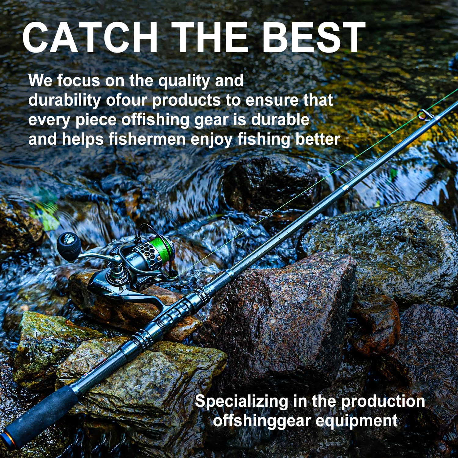 Sougayilang Fishing Rod Reel Combo with Telescopic Fishing Pole Spinning Reel Carrier Bag for Travel Saltwater Freshwater Fishing
