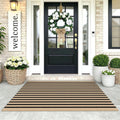 KOZYFLY Brown and Black Area Rug 3x5 Ft Washable