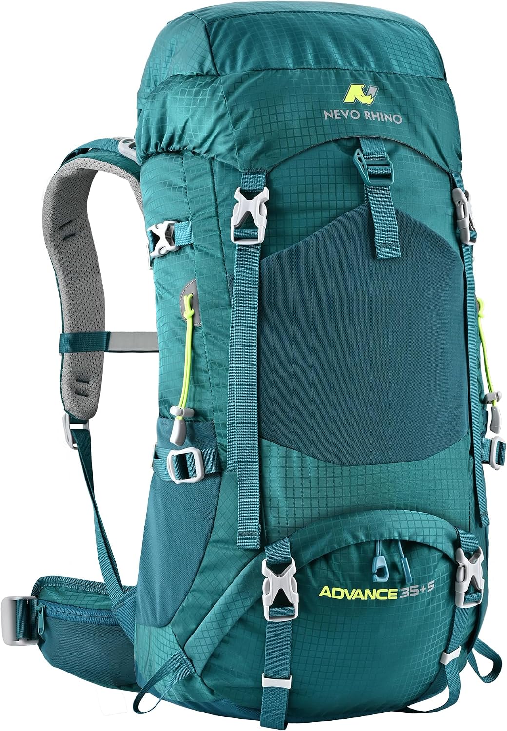 N NEVO RHINO 40L Internal Frame Hiking Backpack with Rain Cover