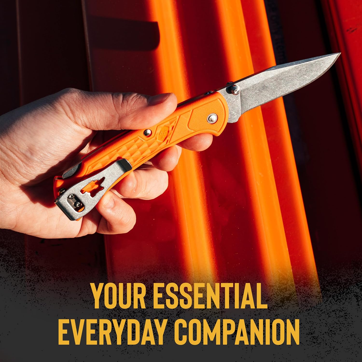 Buck Knives 110 Slim Select EDC Pocket Knife, Black, 2.8 oz
