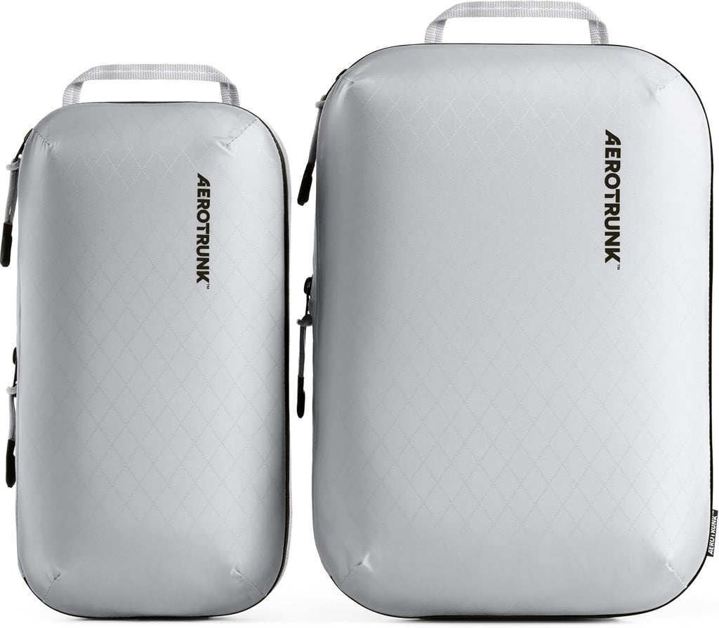 Aerotrunk Ultralight Compression Packing Cubes for Travel, 3-Pack, Grey