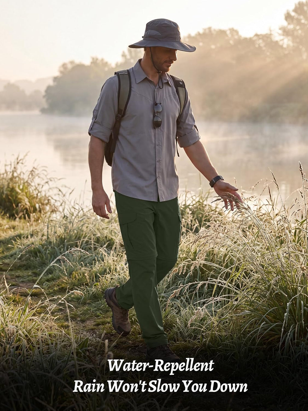 Men’s Safari Lightweight Convertible Hiking Pants