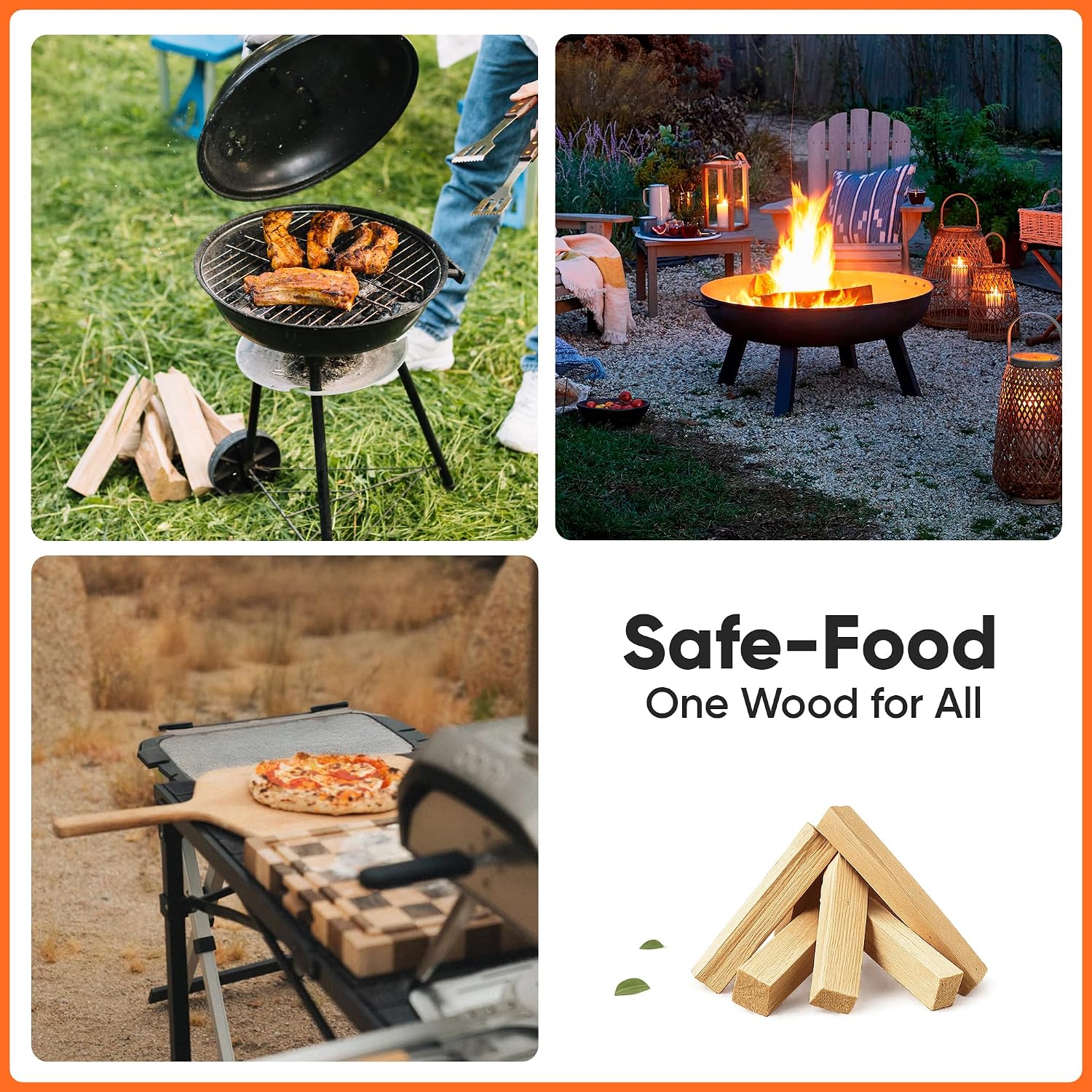 Allen's Wood Fire Starter Cups – Natural Wax & Wood Chip Firestarters for Campfires, Fire Sticks for Fireplace, Grilling & BBQ – 15 Min Burn – Clean Fire Start – Great for Travel & Hunting