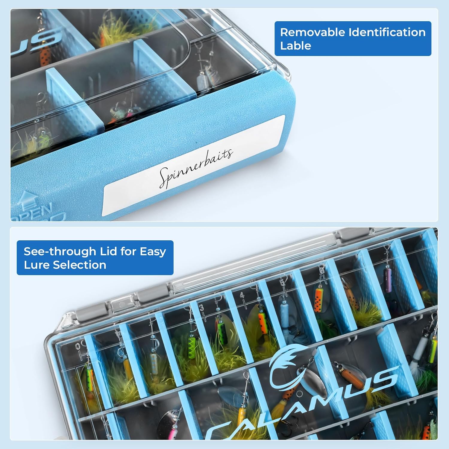 Calamus DryVault Waterproof Fishing Tackle Box, 3600 1 Pack