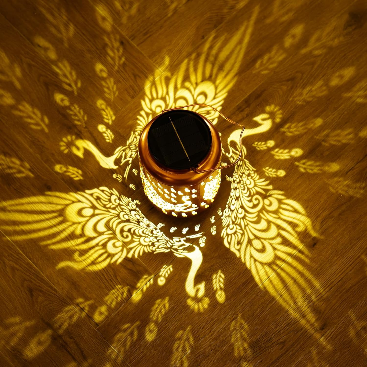 Peacock Solar Lanterns Outdoor Waterproof, Birthday Day Gifts for Women
