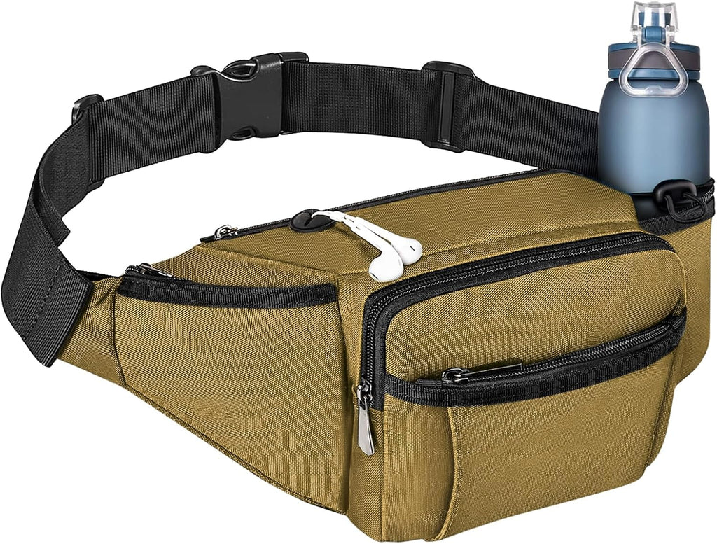 NOOLA Fanny Pack with Water Bottle Holder, Hiking Waist Bag for Men Women