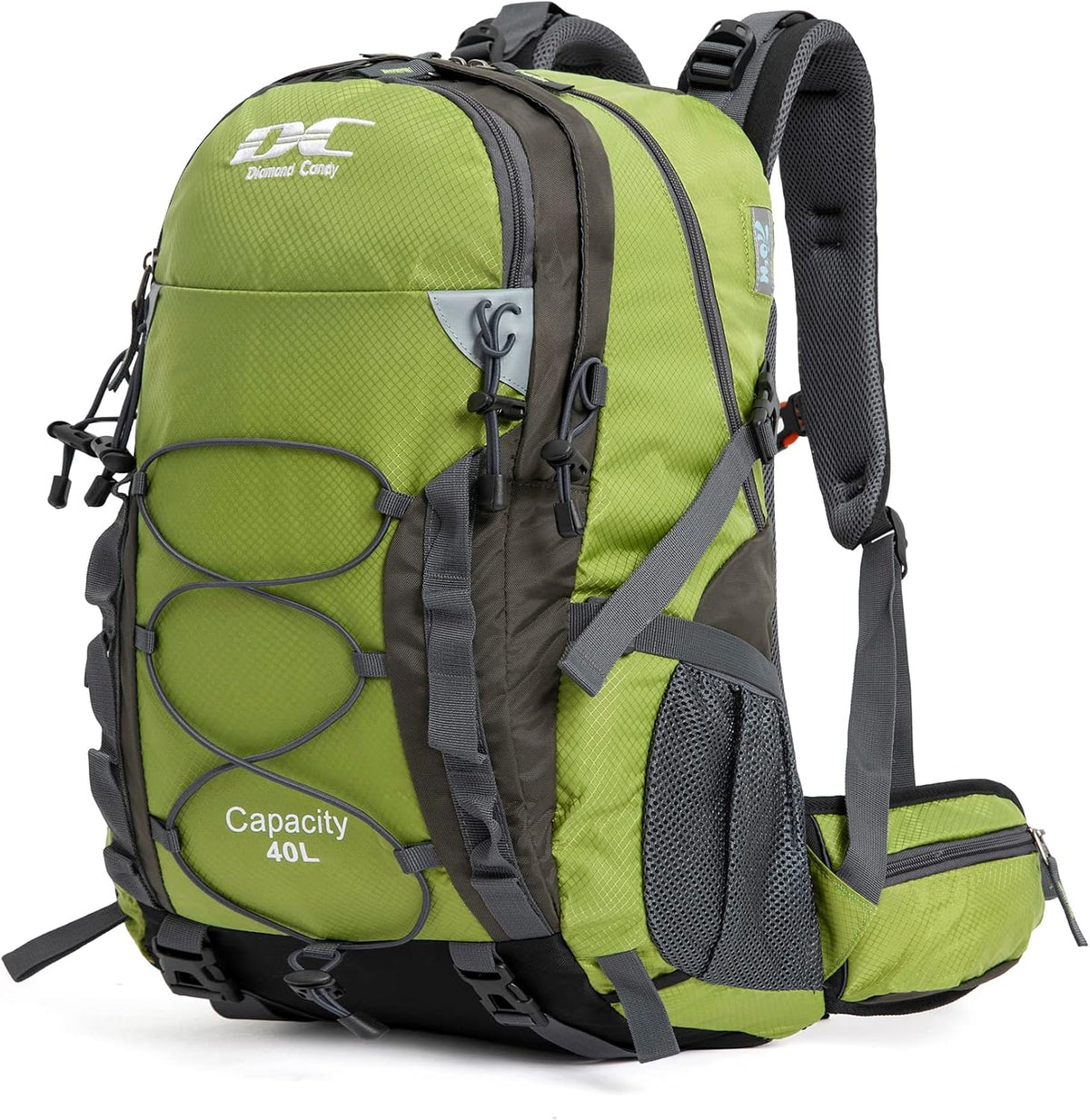 Diamond Candy 40L Hiking Backpack Waterproof Daypack for Men and Women