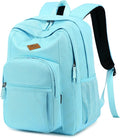 abshoo Classical Basic Womens Travel Backpack For College Men Water Resistant Bookbag (Light Blue)