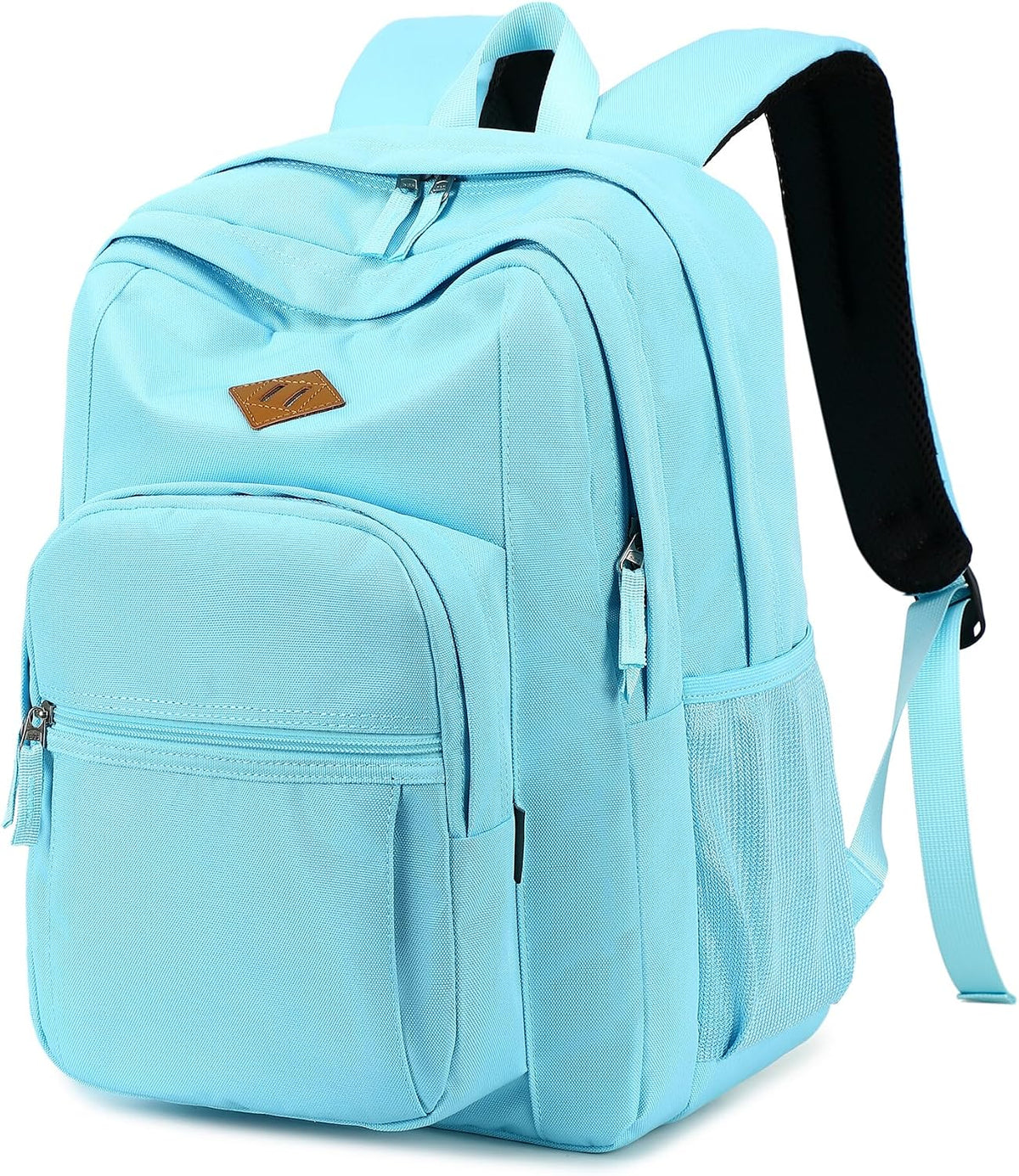 abshoo Classical Basic Womens Travel Backpack For College Men Water Resistant Bookbag (Light Blue)