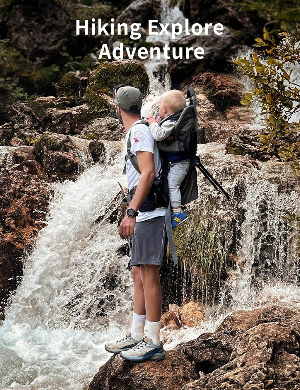 besrey Toddler Hiking Backpack Carrier-Adjustable Padded Shoulder Straps