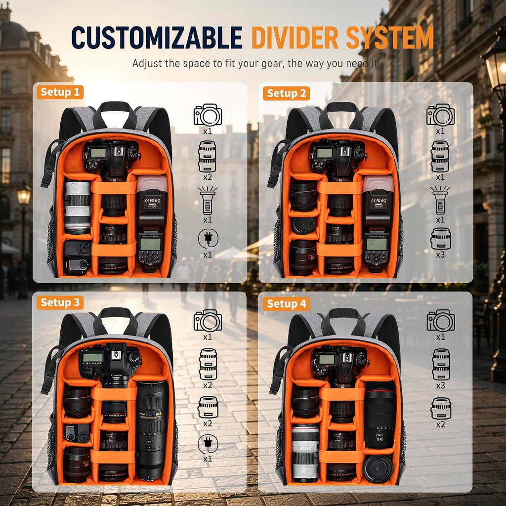 Camera Backpack for Photographers, Professional DSLR Camera Bag