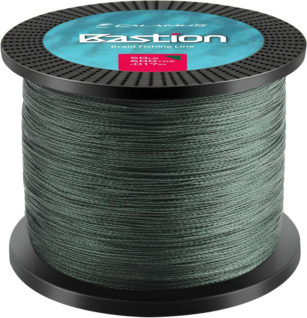 Calamus Bastion Braided Fishing Line, Muti Color, 150-600Yds, 6-80LB