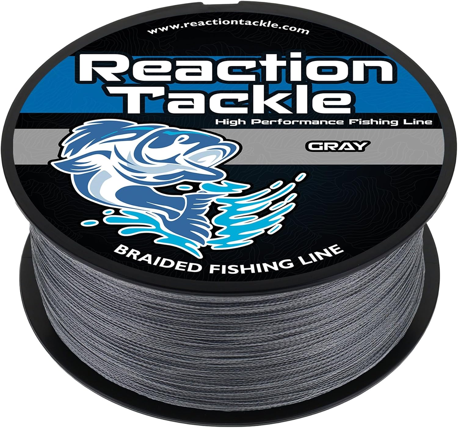 Reaction Tackle Braided Fishing Line - Pro Grade Power Performance for Saltwater or Freshwater Fish - Colored Fishing Line Braid for Extra Visibility