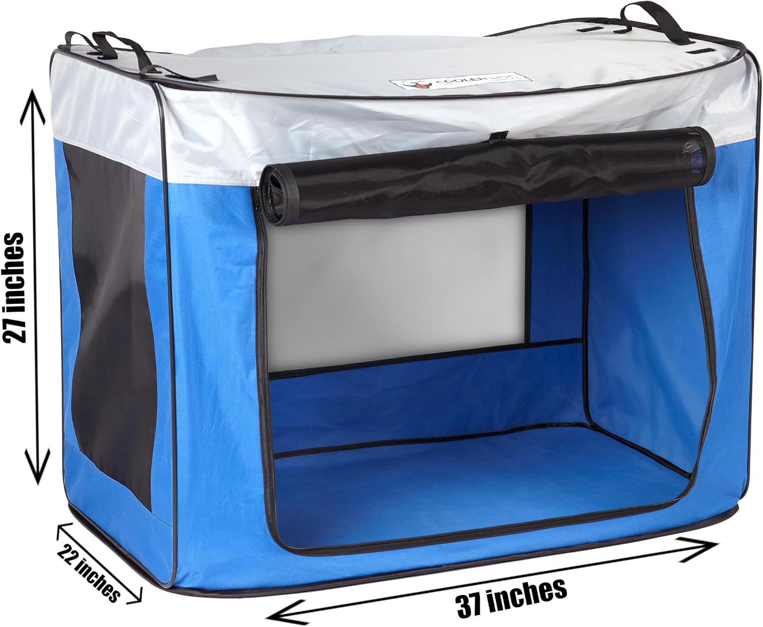 CoolerDog Pop Up Dog Shade Tent – Portable UV Sun Protection Shelter for Large Dogs, Outdoor Beach & Camping Sun Shade (Large)