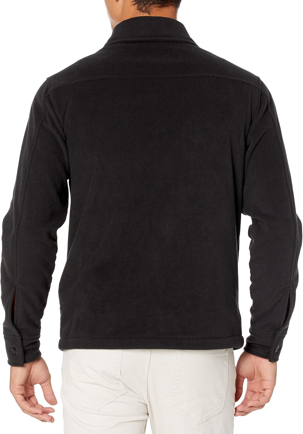 Amazon Essentials Men's Long-Sleeve Polar Fleece Shirt Jacket for Winter, Jackets