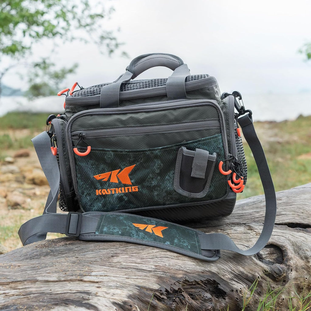 KastKing Bait Boss Tackle Bag, Saltwater Resistant Fishing Bag