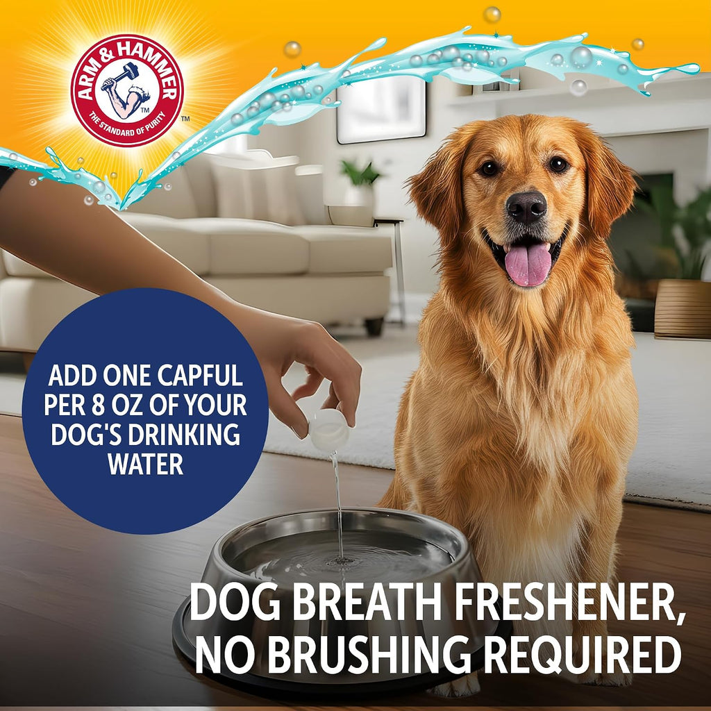 Arm & Hammer Complete Care Dog Dental Water Additive, 16 Fl Oz, 3-Pack