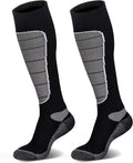 Hylaea Unisex Knee High Merino Wool Ski Snowboard Socks, Cushioning & Warm