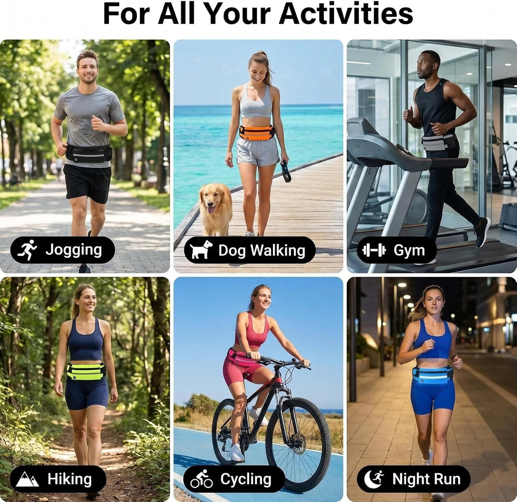 Small Running Fanny Pack, hands-free Cell Phone Bag, Men and Women