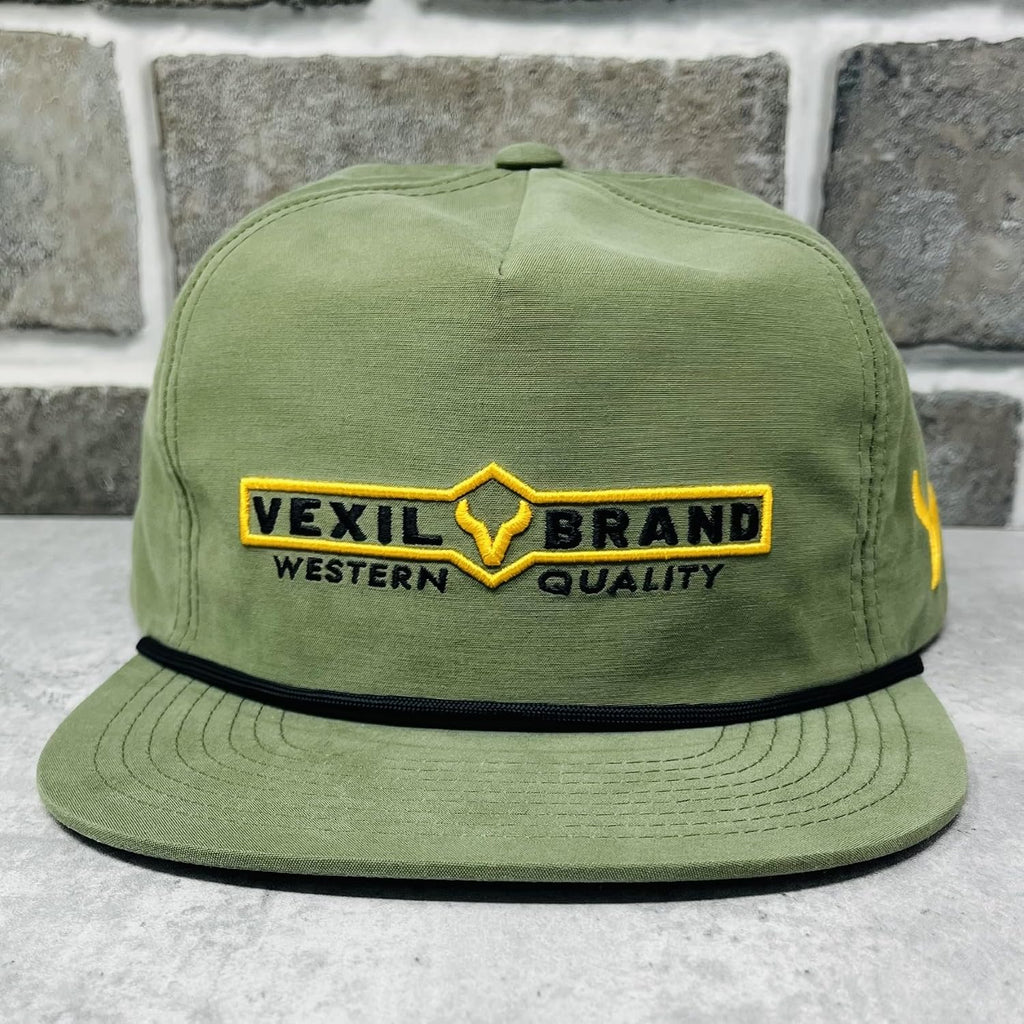 Vexil Unstructured Adjustable Snapback Western Lifestyle Rodeo Southwest Inspired Brand Patch Hat