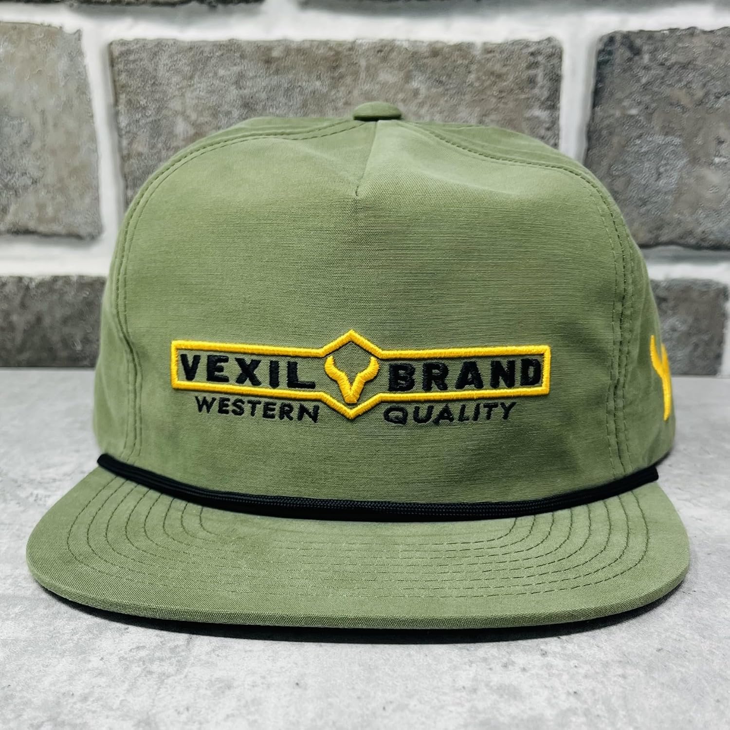 Vexil Unstructured Adjustable Snapback Western Lifestyle Rodeo Southwest Inspired Brand Patch Hat