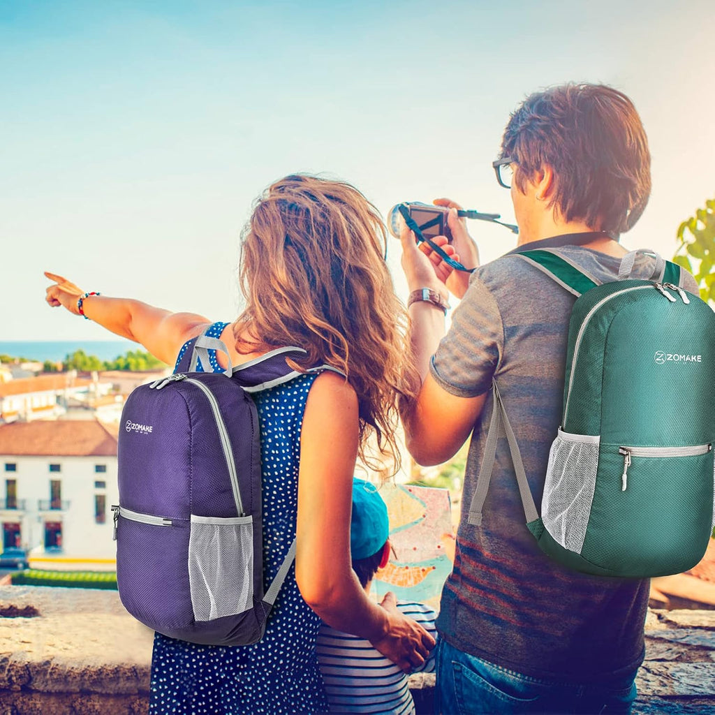 ZOMAKE Lightweight Packable Backpack, Foldable Small Travel Day Pack