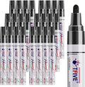 TFIVE Black Paint Pens Permanent Markers, 24 Pcs Oil Based Paint Markers