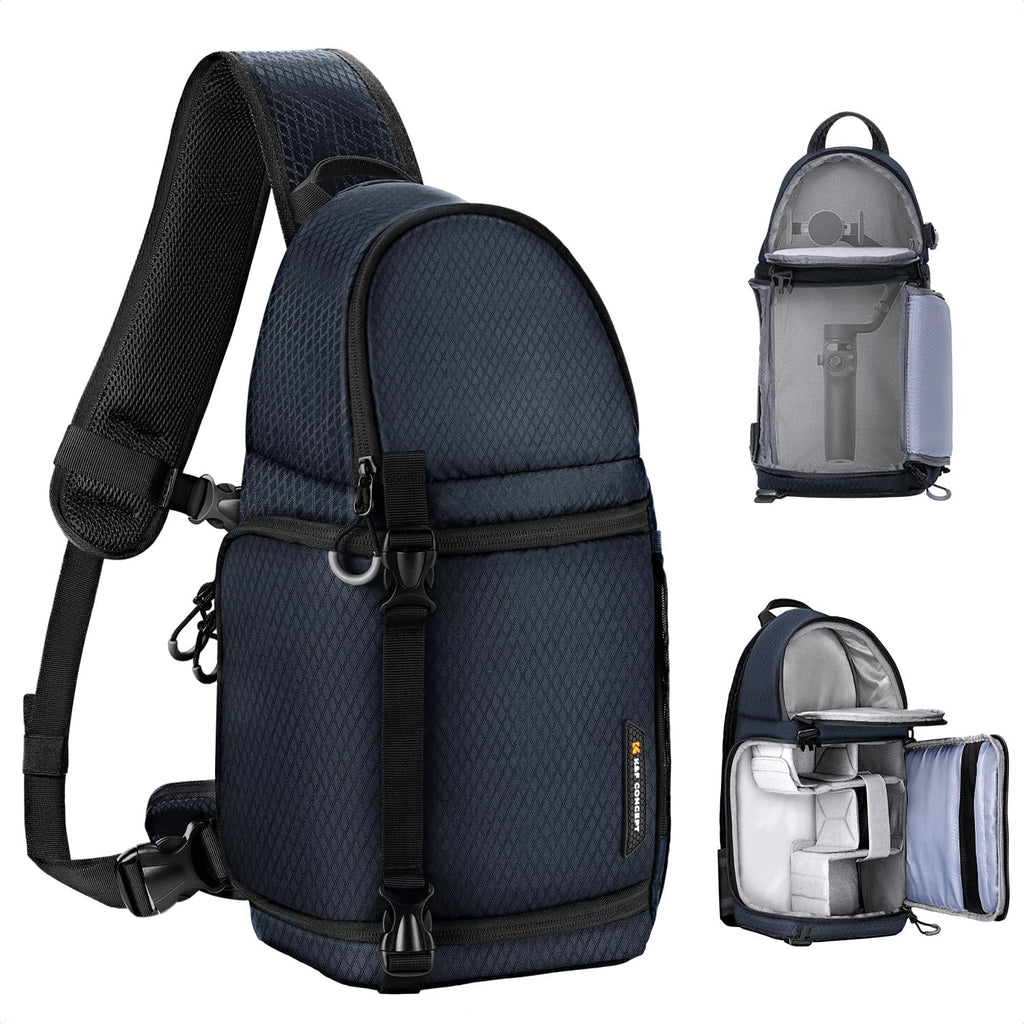 K&F CONCEPT Camera Sling Bag, Compact Crossbody Backpack, 10L