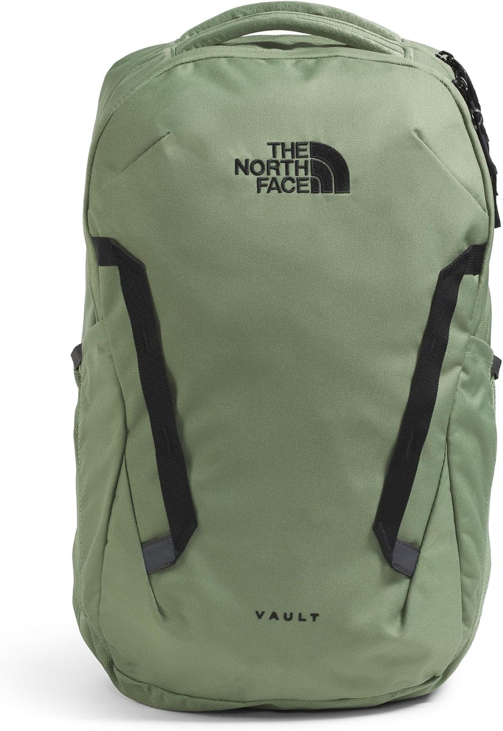 The North Face Vault Everyday Laptop Backpack | Commuter Travel Bag with Water-Repellent Finish, Spacious Main Compartment, Deep Nori-TNF Black, OS