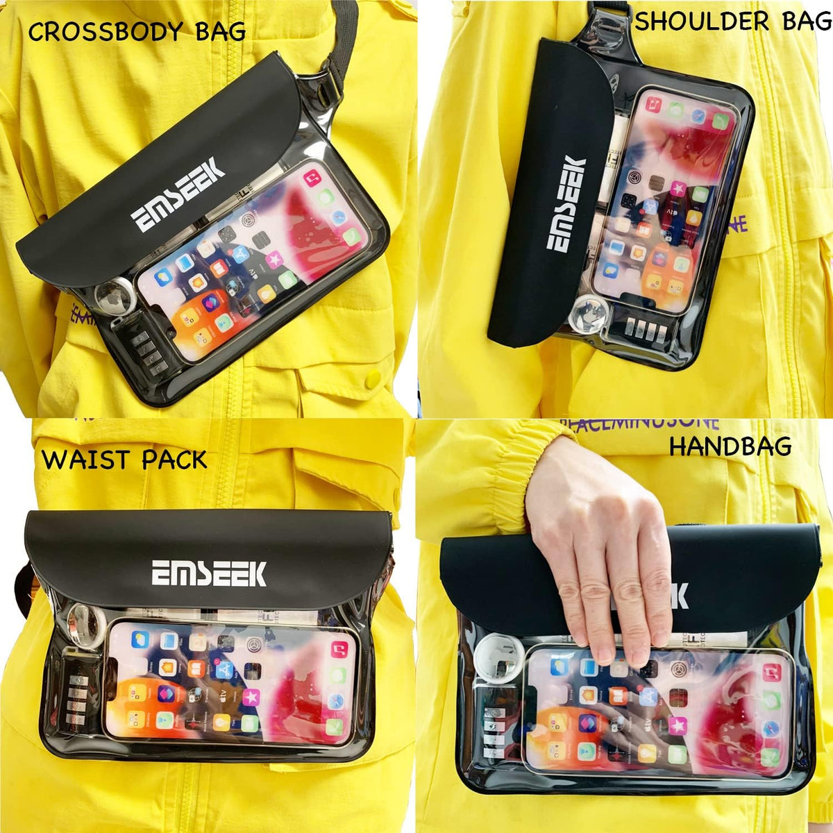 Waterproof Waist Pouch Dry Belt Bag Fanny Pack For Swim Surf Snorkel
