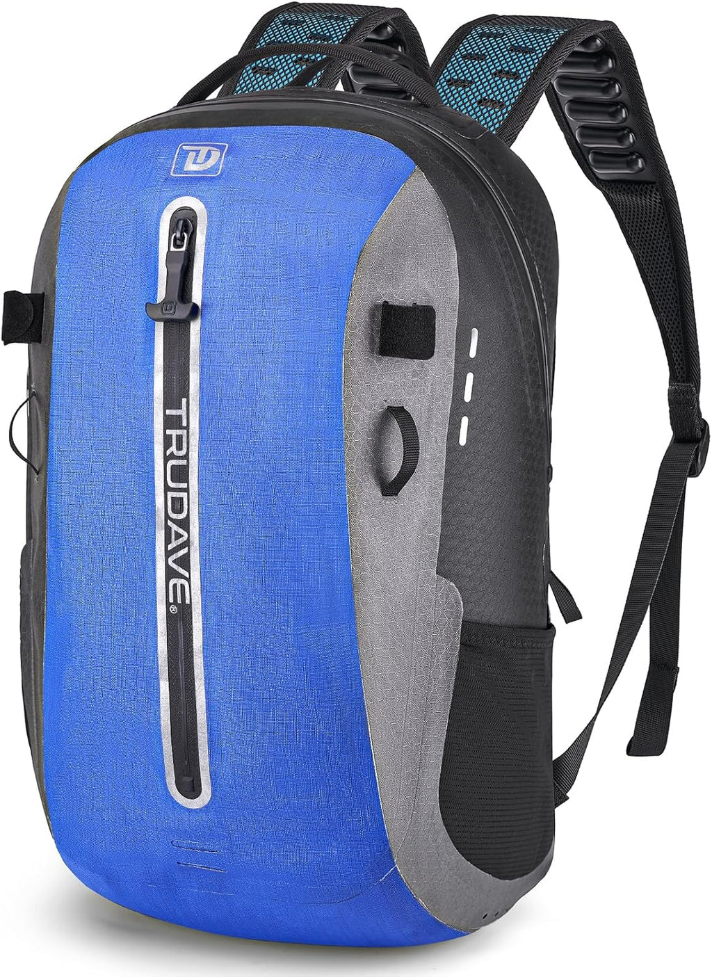 Trudave Waterproof Backpack, Waterproof Submersible Backpack, Floating TPU Coated Dry Bag with Airtight Zipper for Kayak, Fishing, Boating, Hiking (30L)