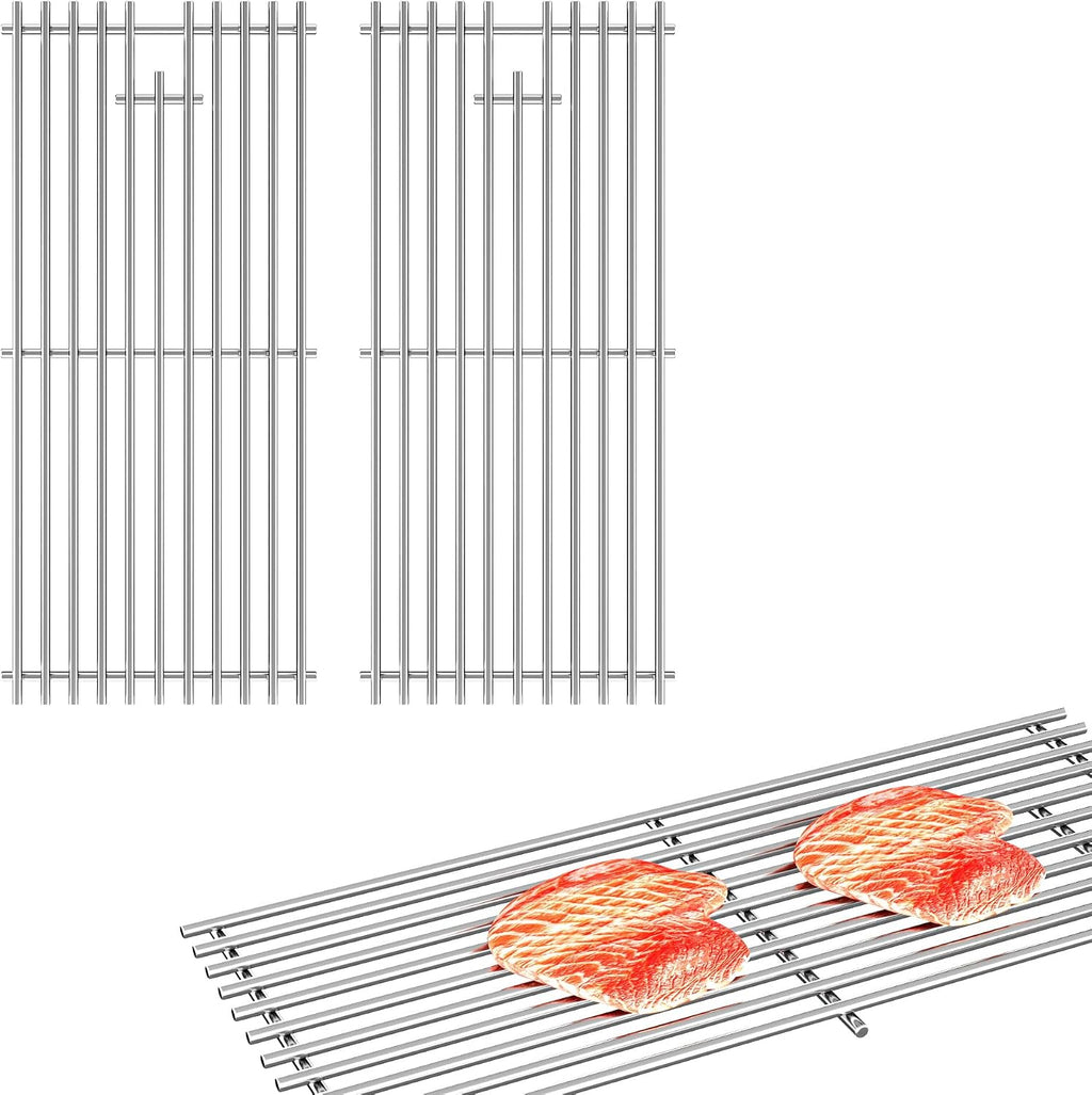 23.1" Wx17 D Grill Grates,Stainless Steel Charbroil Grill Replacement Parts,2Pack