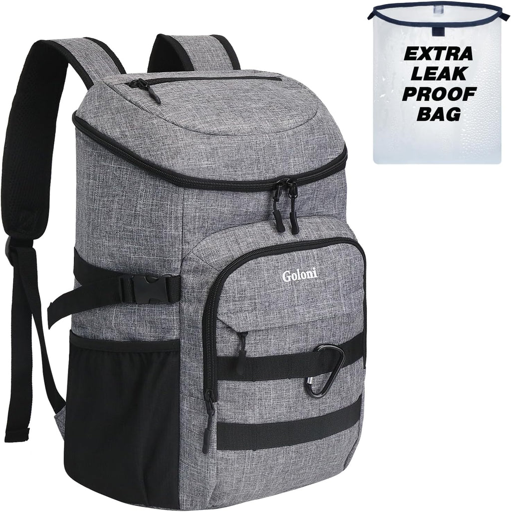 Cooler Backpack Insulated Leak Proof,Small Soft Coolers Bag for Men and Women Camping,Travel,Beach,Hiking,Picnic