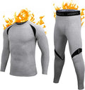Muezna Men's Thermal Top and Bottom Set Underwear Long Johns Base Layer