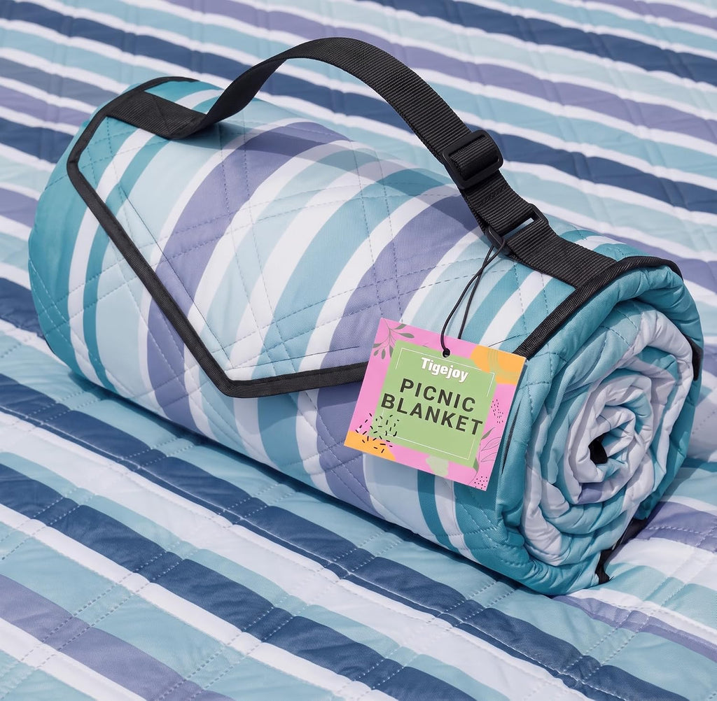 TigeJoy Beach Blanket Waterproof Sandproof Extra Large Picnic Blanket