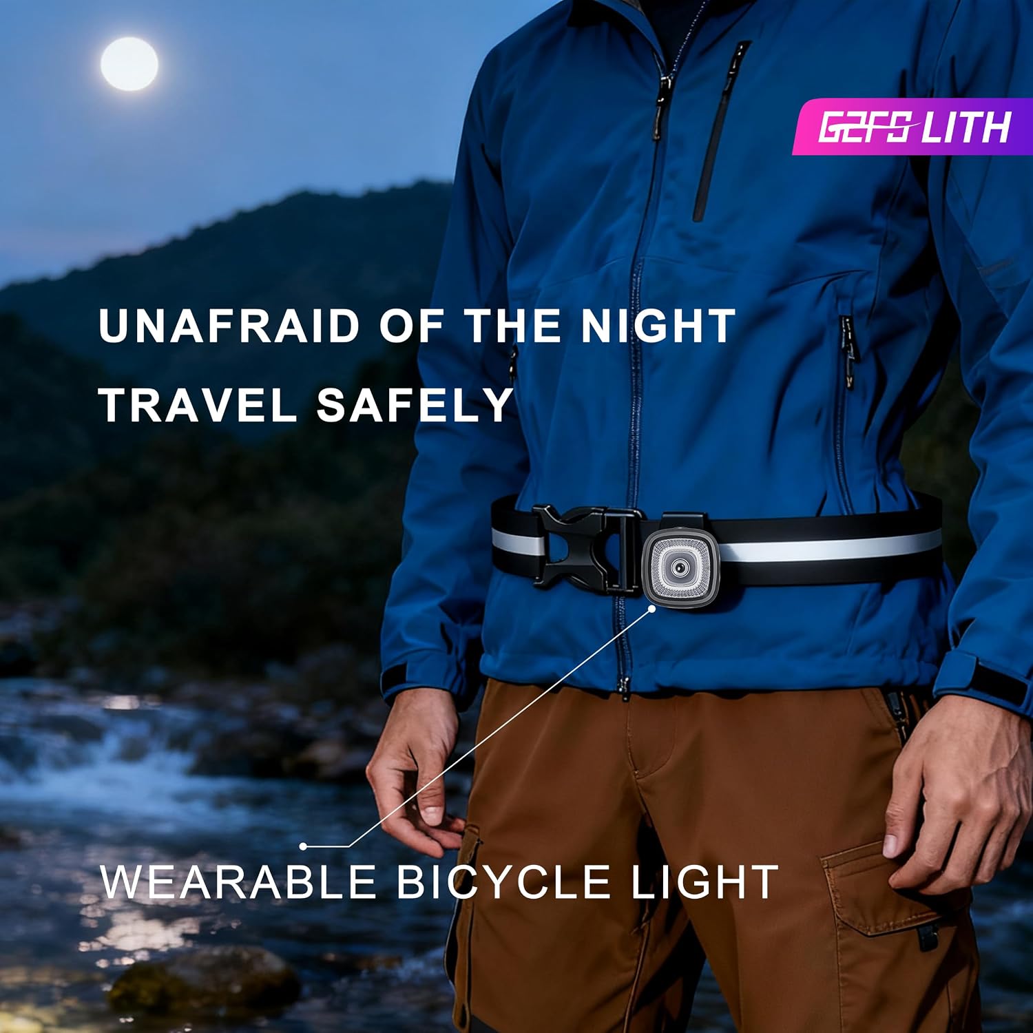 Bicycle Front & Rear Lights, Type-C Rechargeable LED Bike Light Set, IPX6,Waterproof Flashlight for Night Riding, Safety Headlight Taillight, Kids Girls Children's Bicycle Accessories