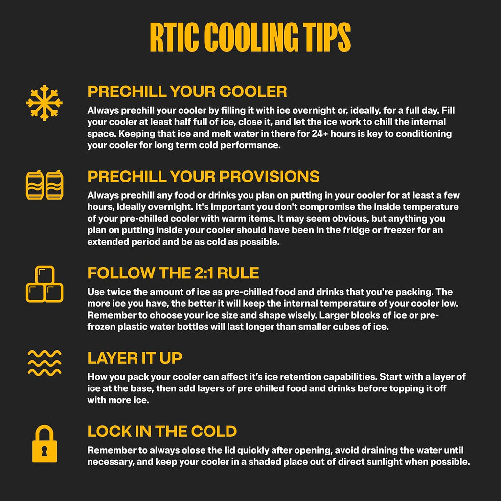 RTIC Everyday Cooler, Soft Sided Portable Insulated Cooling for Lunch, Beach, Drink, Beverage, Travel, Camping, Picnic, for Men and Women