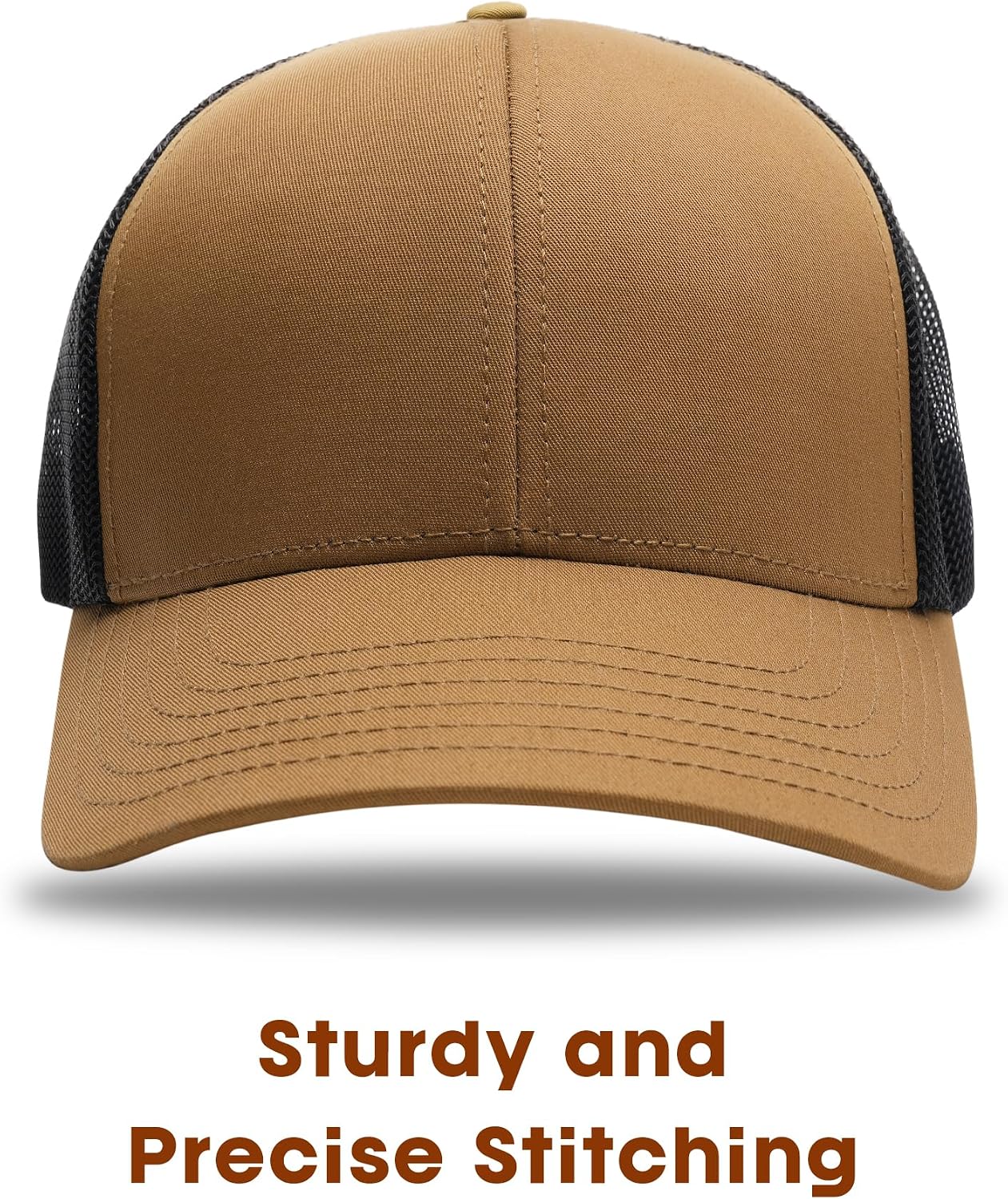 FURTALK Mens Trucker Hat Structured Mesh Baseball Cap Adjustable Classic