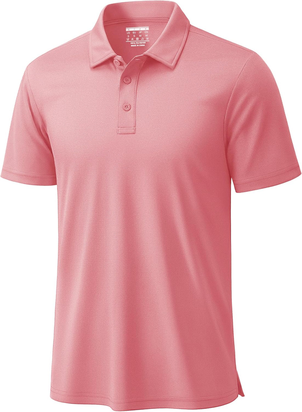 TACVASEN Men's Polo Shirts Short Sleeve Dry Fit Collared Golf Shirt