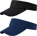 Cooraby Sports Sun Visor Hats Adjustable Sun Visor Caps for Women and Men