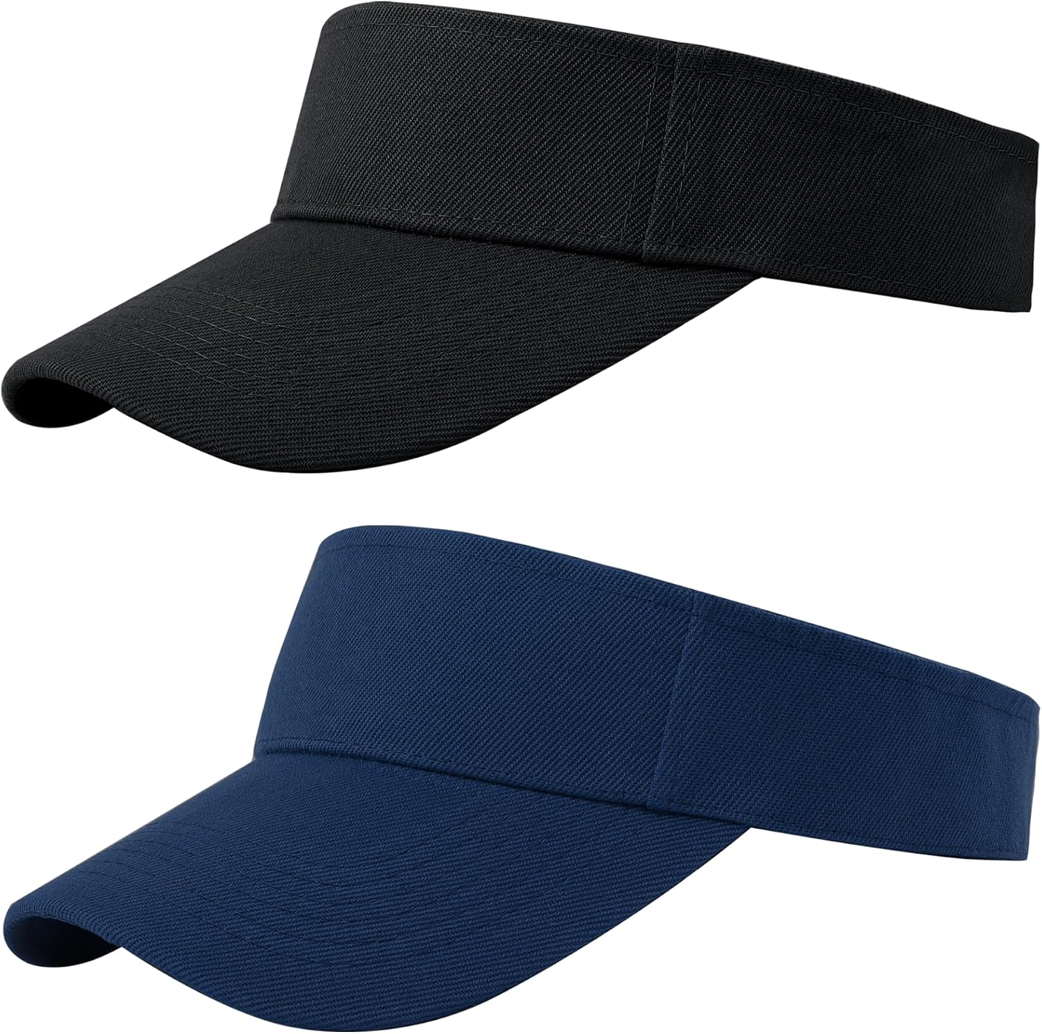 Cooraby Sports Sun Visor Hats Adjustable Sun Visor Caps for Women and Men