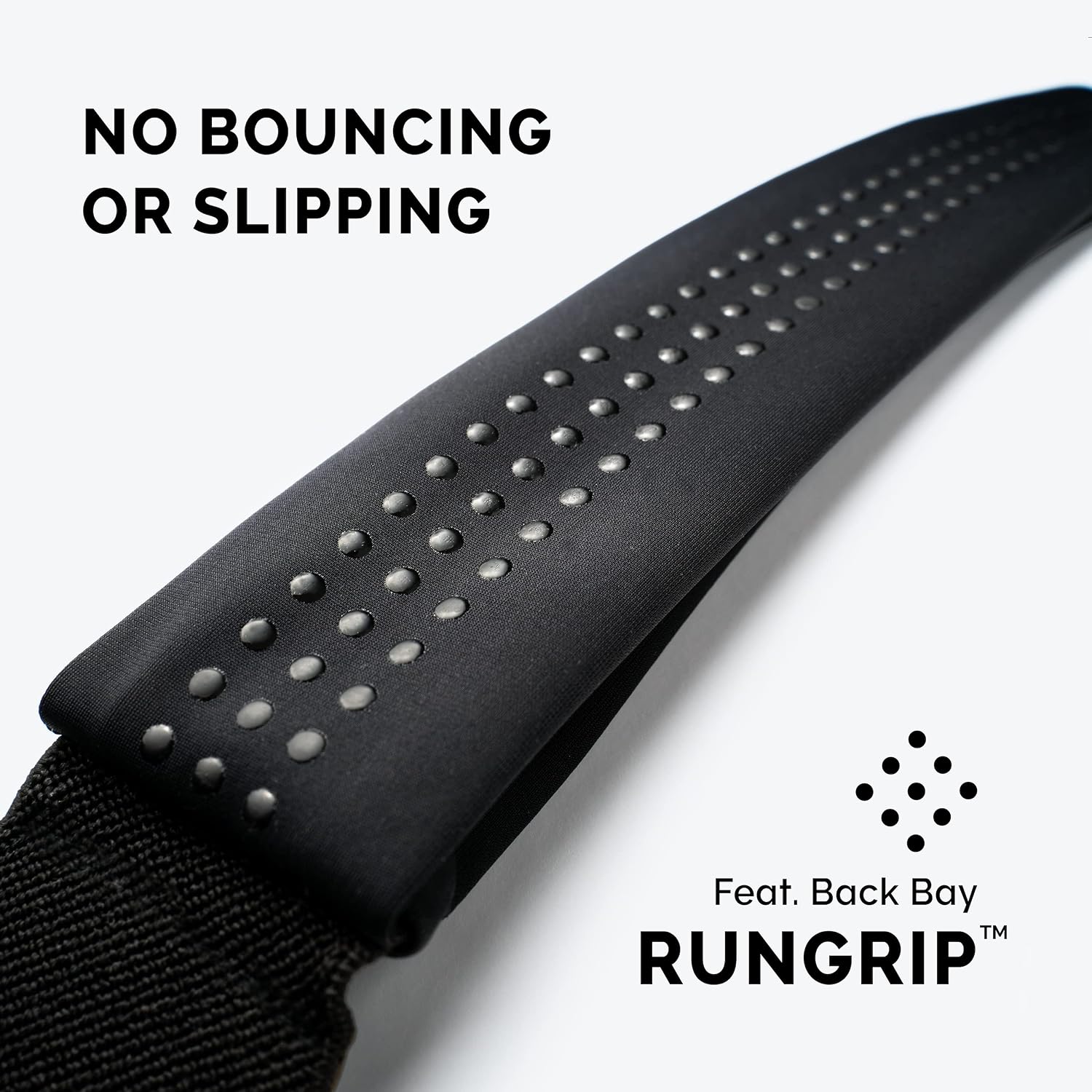 No-Bounce Slim & Secure Running Belt, Fits ALL Phones, Keys, Cards, Gels