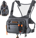 KastKing BaitBoss Water-Resistant Fishing Chest Pack; Fishing Bag for Men