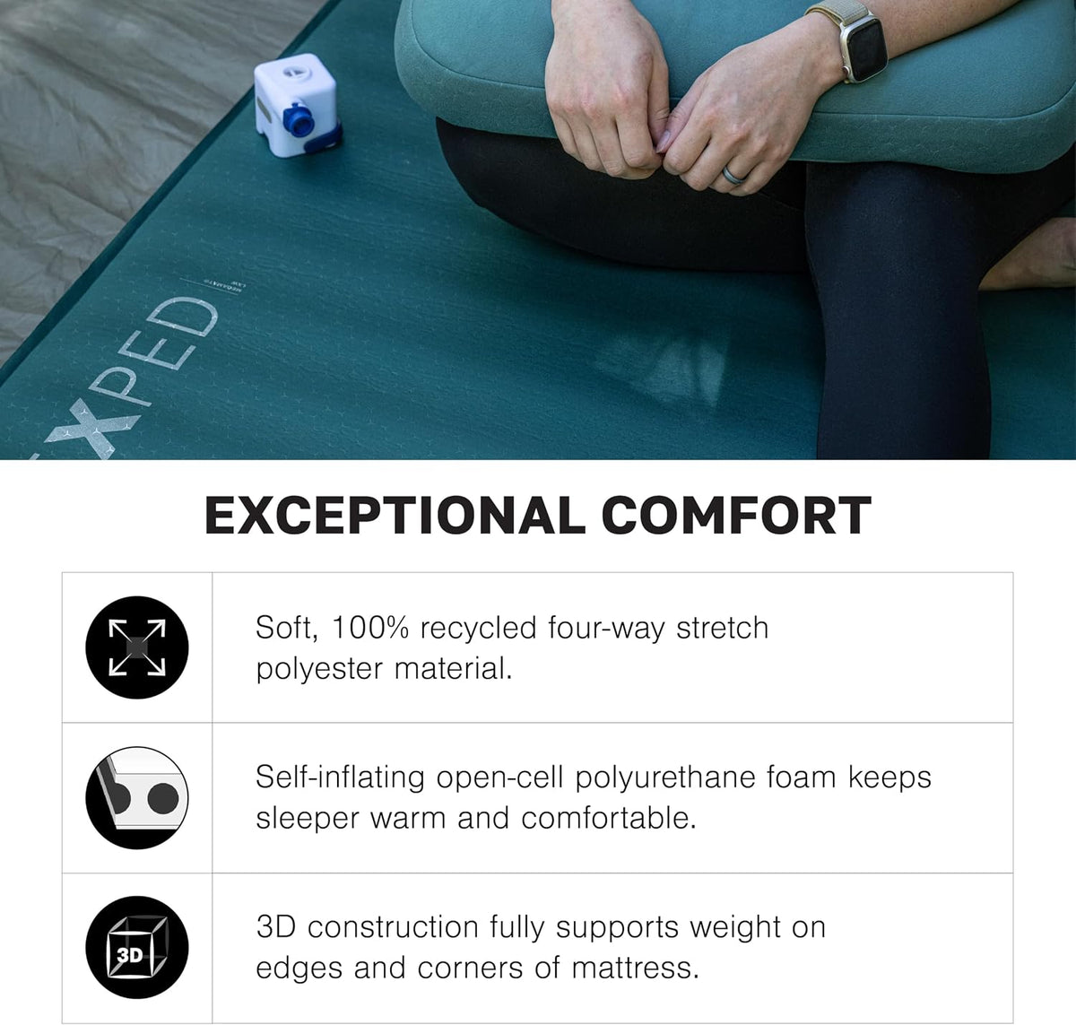 Exped MegaMat Sleeping Pad, Duo Medium