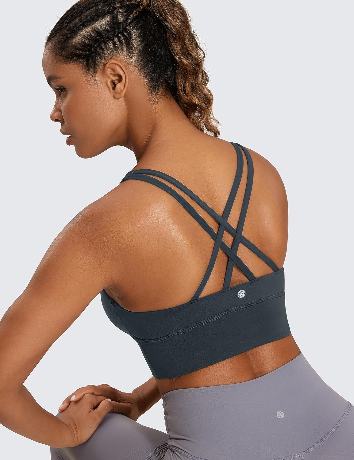 CRZ YOGA Naked Feeling Longline Sports Bras