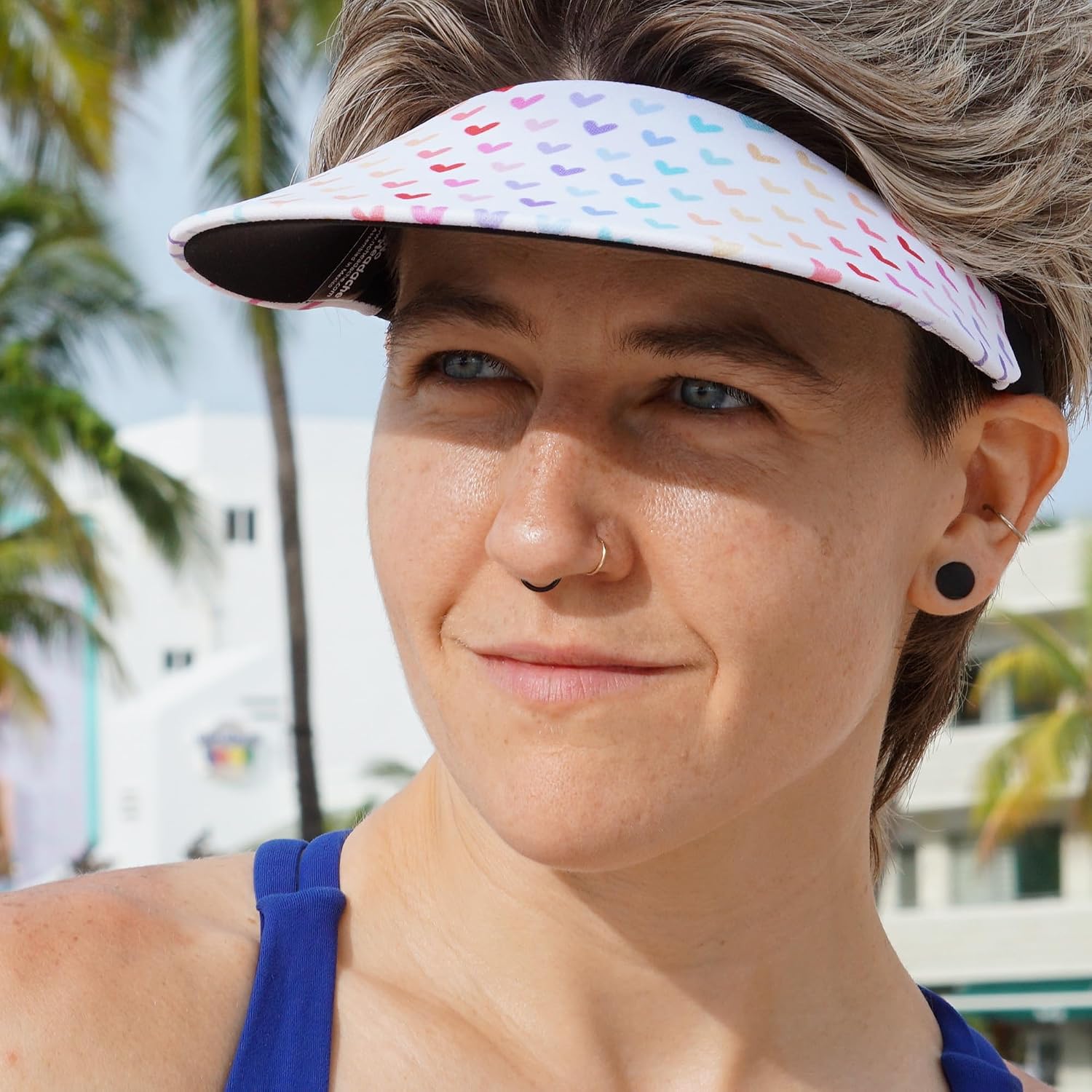 No Headache Sun Visor for Women | Stylish, Lightweight Golf & Tennis Hat | UV Protection for Outdoor Sports & Travel